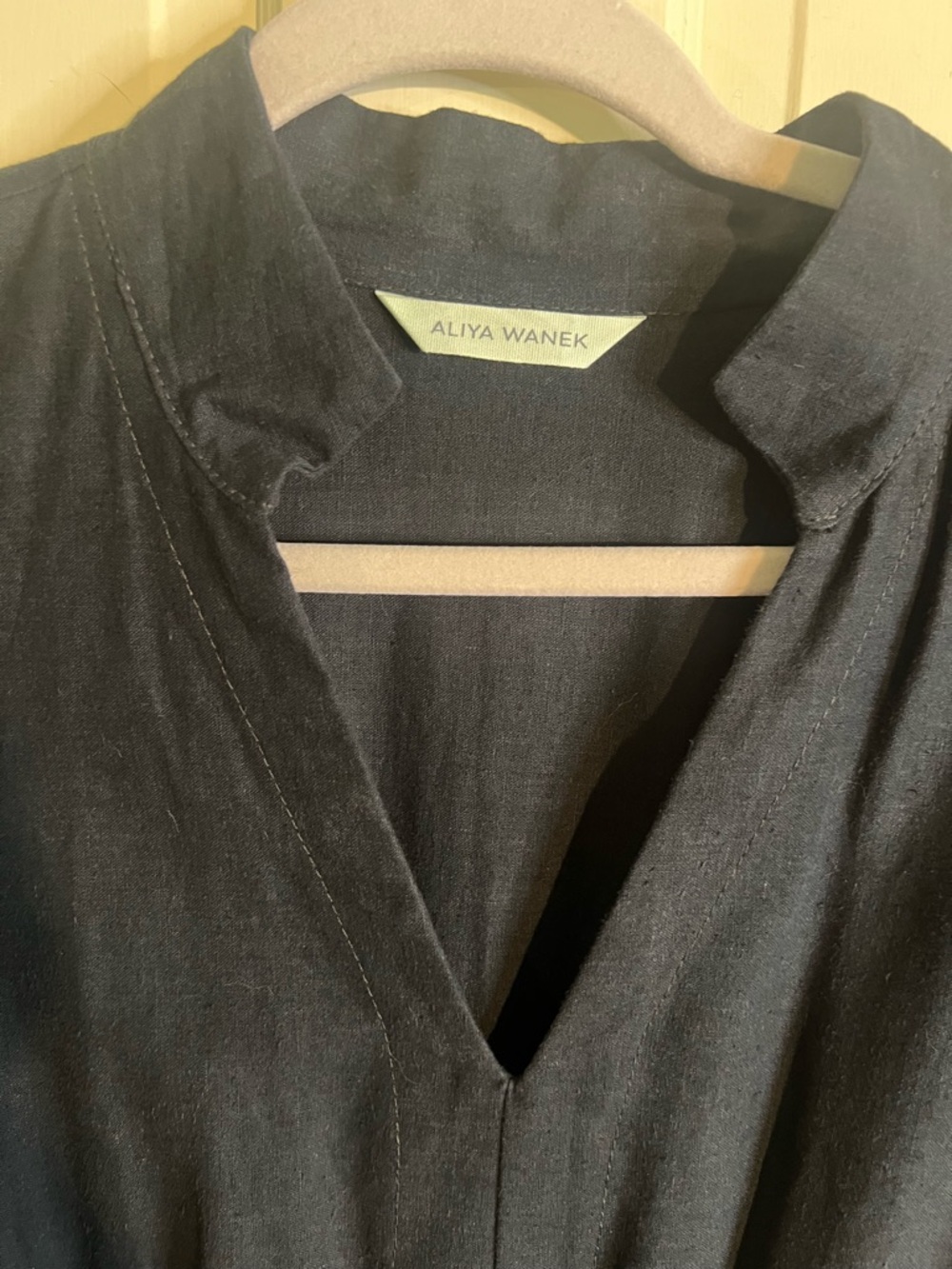 NWOT Aliya Wanek Jorja Dress in Faded Black Sz XL - Picture 4 of 9